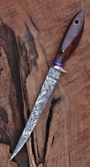HANDMADE DAMASCUS STEEL FILLET KNIFE - SUSA KNIVES