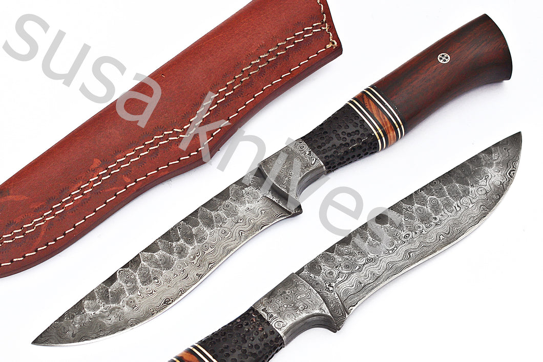 Damascus Steel hunting Knife - SUSA KNIVES