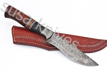 Load image into Gallery viewer, Damascus Steel hunting Knife - SUSA KNIVES
