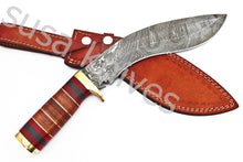 Load image into Gallery viewer, Damascus Steel kukri Knife - SUSA KNIVES
