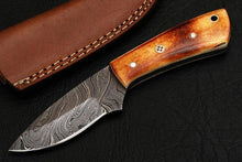 Load image into Gallery viewer, HANDMADE DAMASCUS STEEL SKINNER KNIFE - SUSA KNIVES
