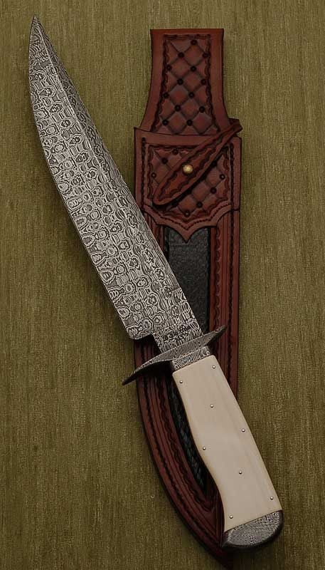 CUSTOM HANDMADE BOWIE KNIFE - SUSA KNIVES