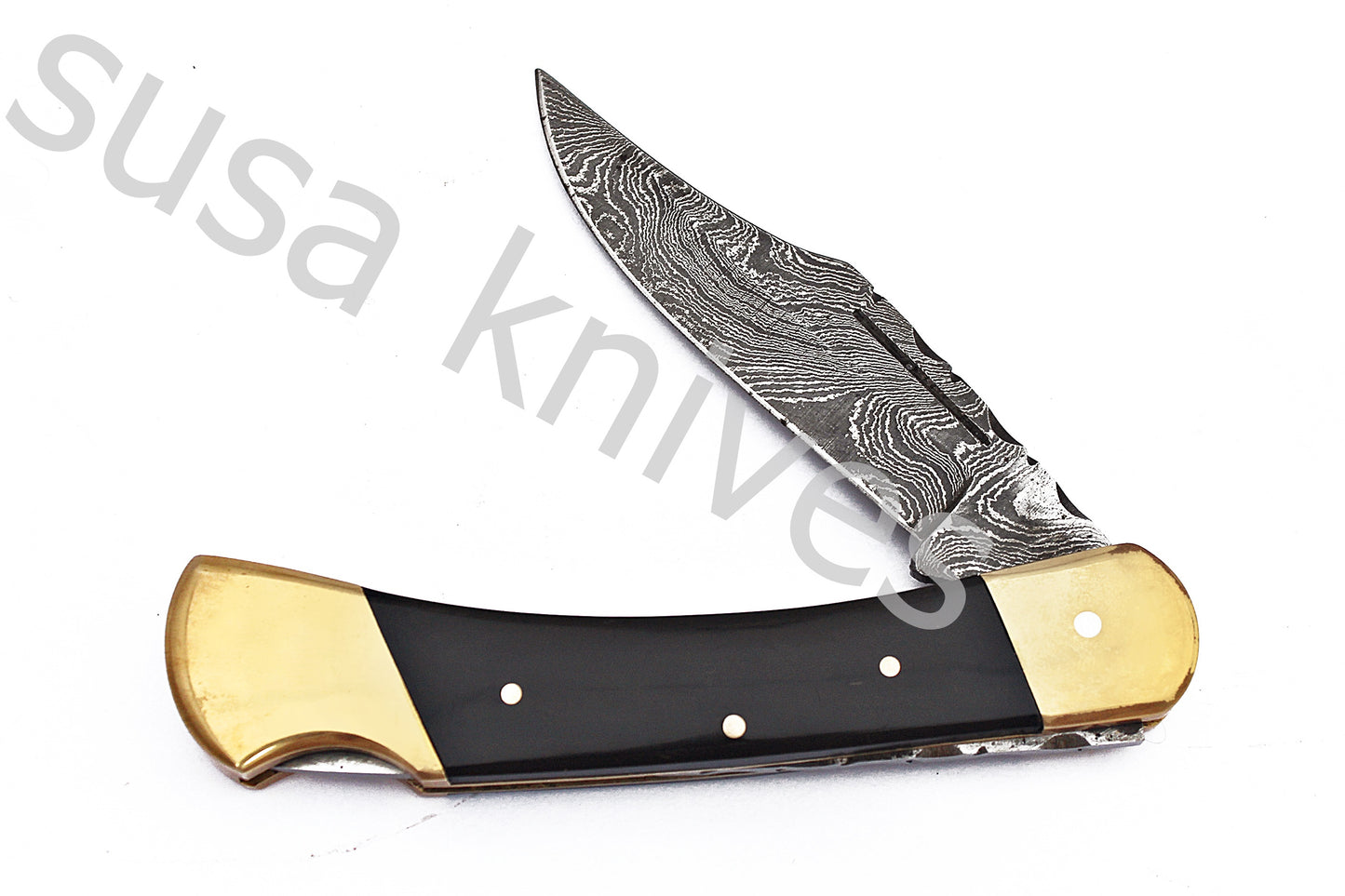 Damascus Steel pocket folding Knife - SUSA KNIVES