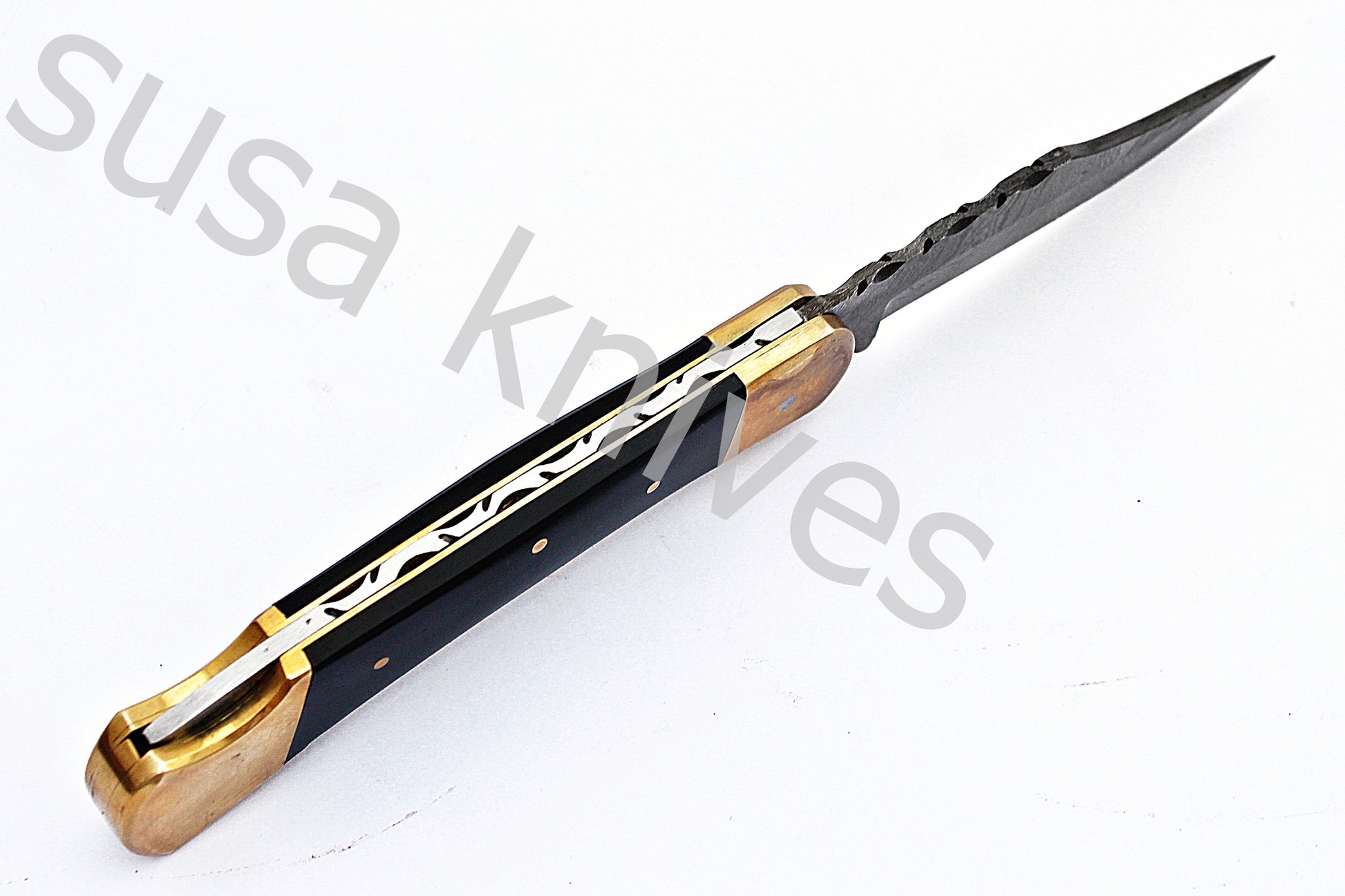 Damascus Steel pocket folding Knife - SUSA KNIVES