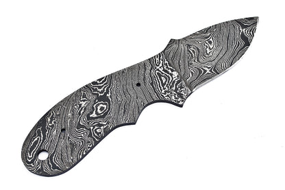 Damascus Steel  Skinner blank blade Knife - SUSA KNIVES
