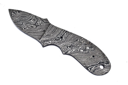 Damascus Steel  Skinner blank blade Knife - SUSA KNIVES