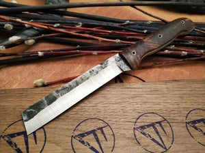 handmade knife kitchen knife bartender's knife bar knife hand forged slicer custom knife fixed blade knife - SUSA KNIVES
