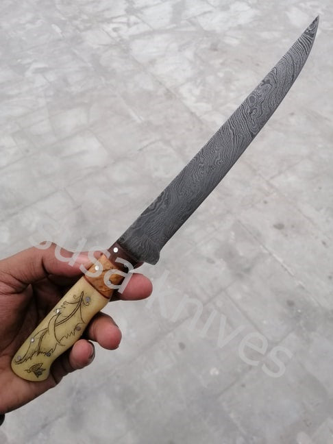 FLEXIBLE HANDMADE FILLET KNIFE - SUSA KNIVES
