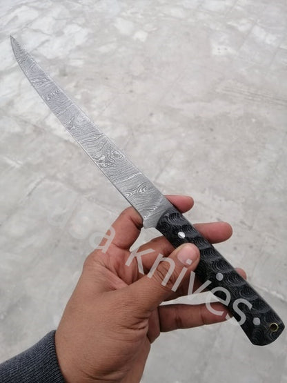 FLEXIBLE HANDMADE FILLET KNIFE - SUSA KNIVES