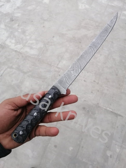 FLEXIBLE HANDMADE FILLET KNIFE - SUSA KNIVES