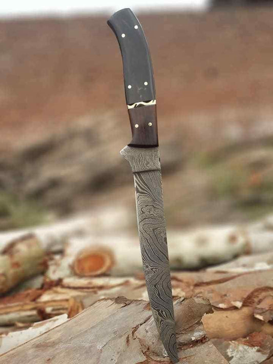 HANDMADE DAMASCUS STEEL FILLET KNIFE - SUSA KNIVES