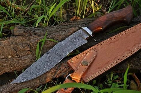 DAMASCUS HANDMADE Bowie knife - SUSA KNIVES
