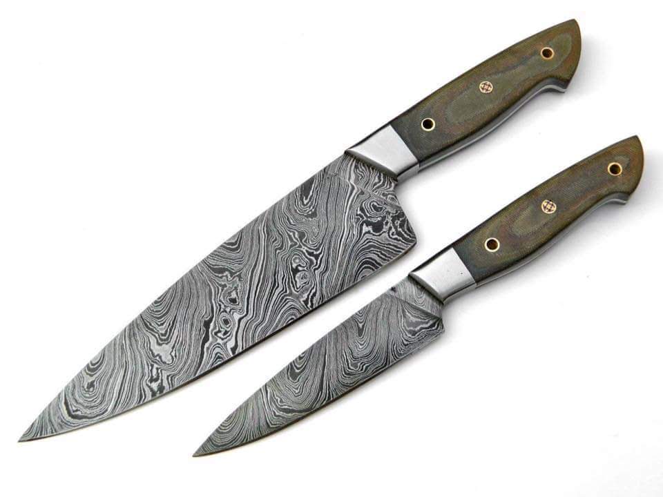handmade damascus chef knives - SUSA KNIVES