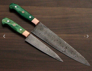 handmade damascus steel chef knive - SUSA KNIVES