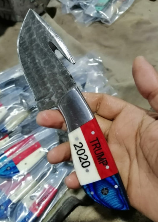 handmade  custom gut hook knife - SUSA KNIVES