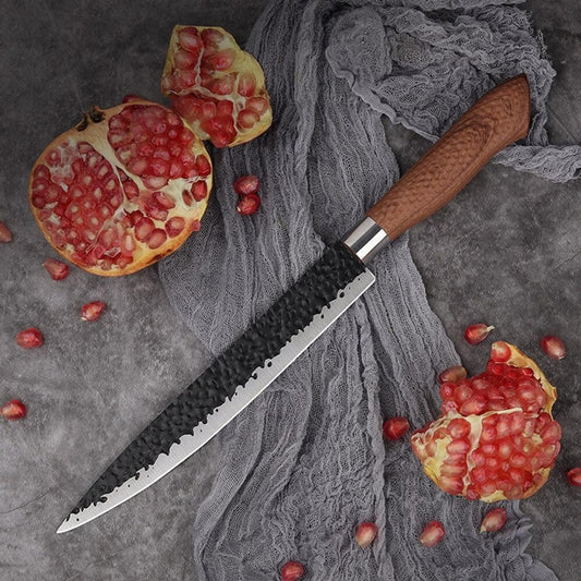 Chef Knife 4 Pc Set - Best Gift - Damascus Kitchen Knives Set High Quality Steel Perfect Gift for love - Free Gift Leather Sheath - SUSA KNIVES