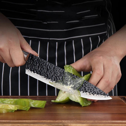 Chef Knife 4 Pc Set - Best Gift - Damascus Kitchen Knives Set High Quality Steel Perfect Gift for love - Free Gift Leather Sheath - SUSA KNIVES