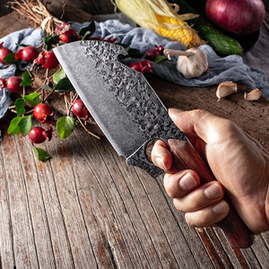 Meat Cleaver Knive - Butcher Knive Chopping kitchen chef's knife Boning Knife Best Gift - Perfect Gift for love - Free Gift Leather Sheath - SUSA KNIVES