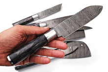 Load image into Gallery viewer, 10”Pieces “Custom Hand Forged Damascus Steel Chef Knife Kitchen Knives Set - SUSA KNIVES
