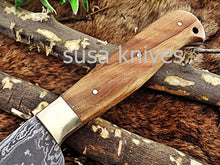 Load image into Gallery viewer, Handmade Damascus Steel Chef Knife Boxing day sale, Heartwarming gift, Wedding gift,Birthday gift, Gift for Mother,Cutlery,Kitchen &amp; Dining, - SUSA KNIVES
