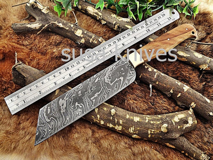 Handmade Damascus Steel Chef Knife Boxing day sale, Heartwarming gift, Wedding gift,Birthday gift, Gift for Mother,Cutlery,Kitchen & Dining, - SUSA KNIVES