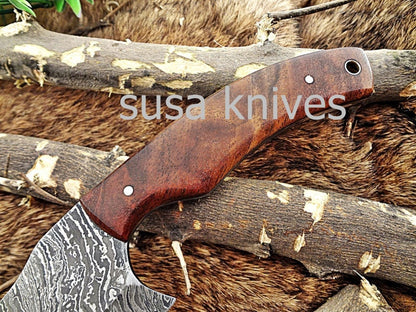 Handmade Damascus Steel Chef Knife Boxing day Sale,Housewarming gift,Bridesmaid gift,Birthday gift,Gift for Mother,Cutlery,Kitchen & Dining, - SUSA KNIVES