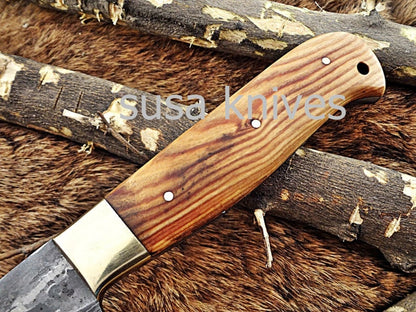 Handmade Damascus Steel Chef Knife Boxing day Sale,Heartwarming gift, Wedding gift, Birthday gift,Gift for Mother, Cutlery, Kitchen & Dining - SUSA KNIVES