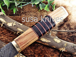 Handmade Damascus Steel Chef Knife Boxing day Sale, Heartwarming gift, Wedding gift, Gift for her, Anniversary gift, Personalized gift - SUSA KNIVES