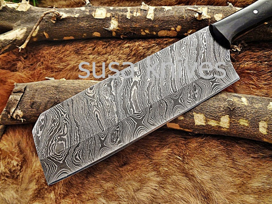 Handmade Damascus Steel Chef Knife Boxing day sale,Wedding gift, Gift for her, Anniversary gift, Birthday gift, Cutlery, Kitchen & Dining, - SUSA KNIVES