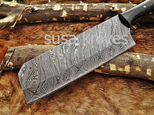 Load image into Gallery viewer, Handmade Damascus Steel Chef Knife Boxing day sale,Wedding gift, Gift for her, Anniversary gift, Birthday gift, Cutlery, Kitchen &amp; Dining, - SUSA KNIVES
