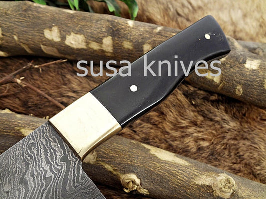 Handmade Damascus Steel Chef Knife Boxing day sale, Heartwarming gift, Wedding gift, Gift for her, Anniversary gift, Personalized gift - SUSA KNIVES