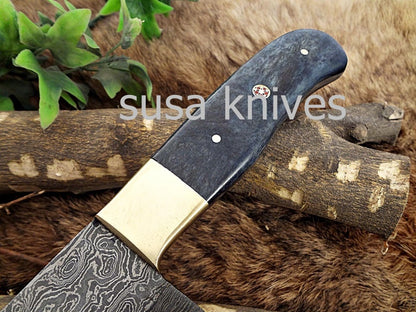 Handmade Damascus Steel Chef Knife Boxing day Sale, Heartwarming gift, Wedding gift, Gift for her,Gift for Mother,Cutlery, Kitchen & Dining, - SUSA KNIVES