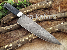 Load image into Gallery viewer, Handmade Damascus Steel Chef Knife Boxing day Sale, Heartwarming gift, Wedding gift,Birthday gift,Gift for Mother,Cutlery, Kitchen &amp; Dining, - SUSA KNIVES
