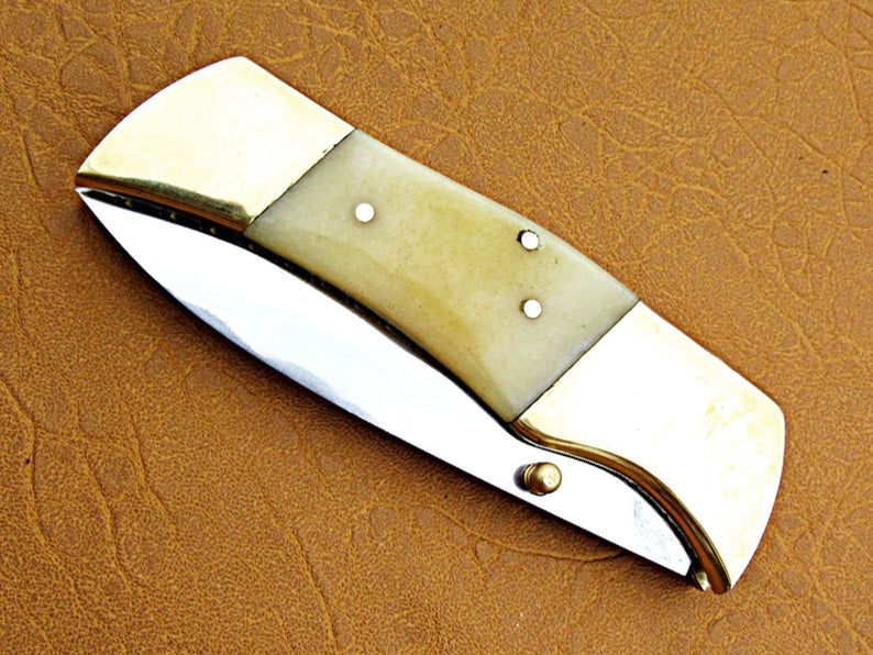 Custom Handmade Stainless Steel Folding Pocket Knife - SUSA KNIVES