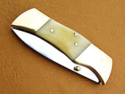 Custom Handmade Stainless Steel Folding Pocket Knife - SUSA KNIVES