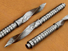 Load image into Gallery viewer, Custom Handmade Damascus Steel Kris Dagger Blade Knife - SUSA KNIVES
