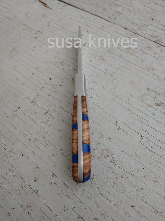 Custom Handmade Damascus Steel Skinner Knive - SUSA KNIVES