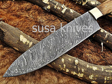 Load image into Gallery viewer, Handmade Damascus Steel Chef Knife Boxing day Gift,Wedding gift,Personalized gift,Birthday gift, Gift for Mother, Cutlery, Kitchen &amp; Dining, - SUSA KNIVES
