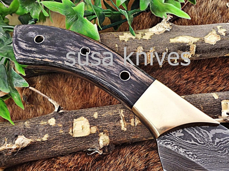 Handmade Damascus Steel Chef Knife Boxing day sale, Heartwarming gift, Wedding gift,Birthday gift,Gift for Mother,Cutlery, Kitchen & Dining, - SUSA KNIVES