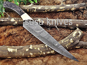 Handmade Damascus Steel Chef Knife Boxing day sale, Heartwarming gift, Wedding gift,Birthday gift,Gift for Mother,Cutlery, Kitchen & Dining, - SUSA KNIVES