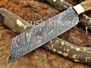 Handmade Damascus Steel Chef Knife Boxing day sale, Heartwarming gift, Wedding gift,Birthday gift, Gift for Mother,Cutlery,Kitchen & Dining, - SUSA KNIVES