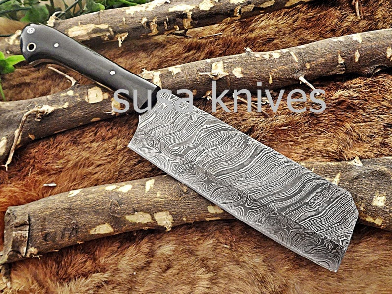Handmade Damascus Steel Chef Knife Boxing day sale,Wedding gift, Gift for her, Anniversary gift, Birthday gift, Cutlery, Kitchen & Dining, - SUSA KNIVES