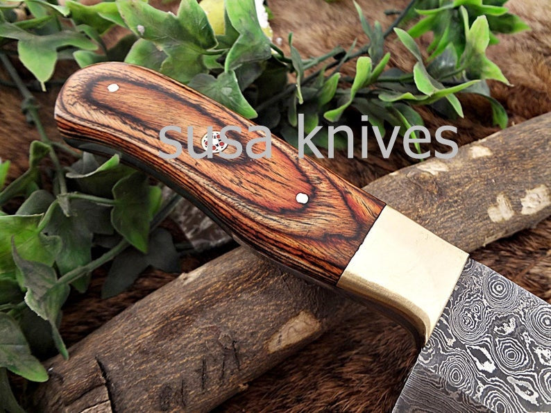 Handmade Damascus Steel Chef Knife Boxing day Sale,Wedding gift, Anniversary gift, Personalized gift, Housewarming gift, Bridesmaid gift - SUSA KNIVES
