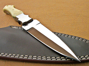 Custom Handmade Stainless Steel Fixed Blade Hunting Dagger Knife - SUSA KNIVES
