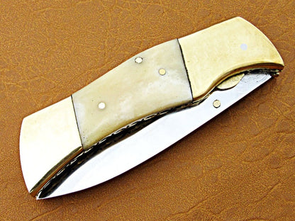 Custom Handmade Stainless Steel Folding Pocket Knife - SUSA KNIVES