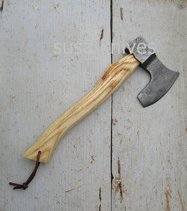 Handmade Damascus Steel Axe - SUSA KNIVES