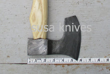 Load image into Gallery viewer, Handmade Damascus Steel Axe - SUSA KNIVES
