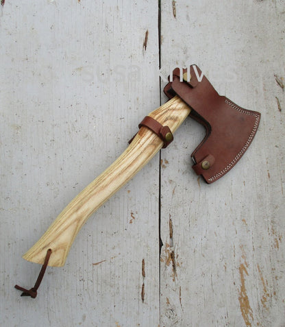 Handmade Damascus Steel Axe - SUSA KNIVES