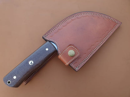 Custom Handmade High Carbon Steel Hatchet, Meat Cleaver - SUSA KNIVES