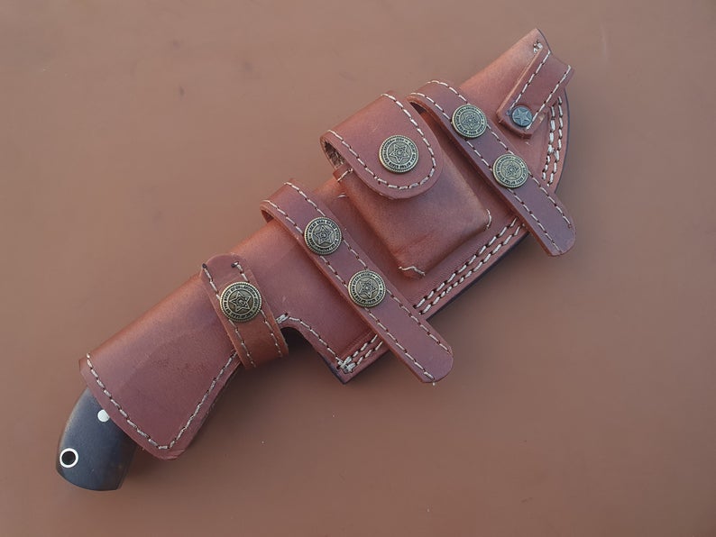 Custom Handmade Custom Handmade Carbon Steel Tracker Hunting Knife - SUSA KNIVES